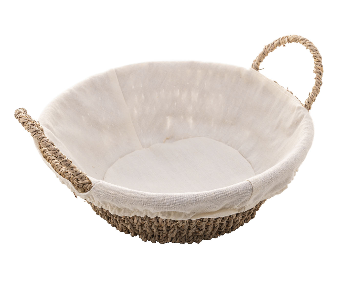 Cesta em Sisal Redonda com Al&ccedil;a - image 0