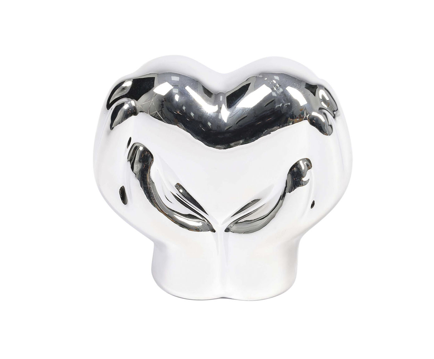 Enfeite  Holding Heart Silver image number 0