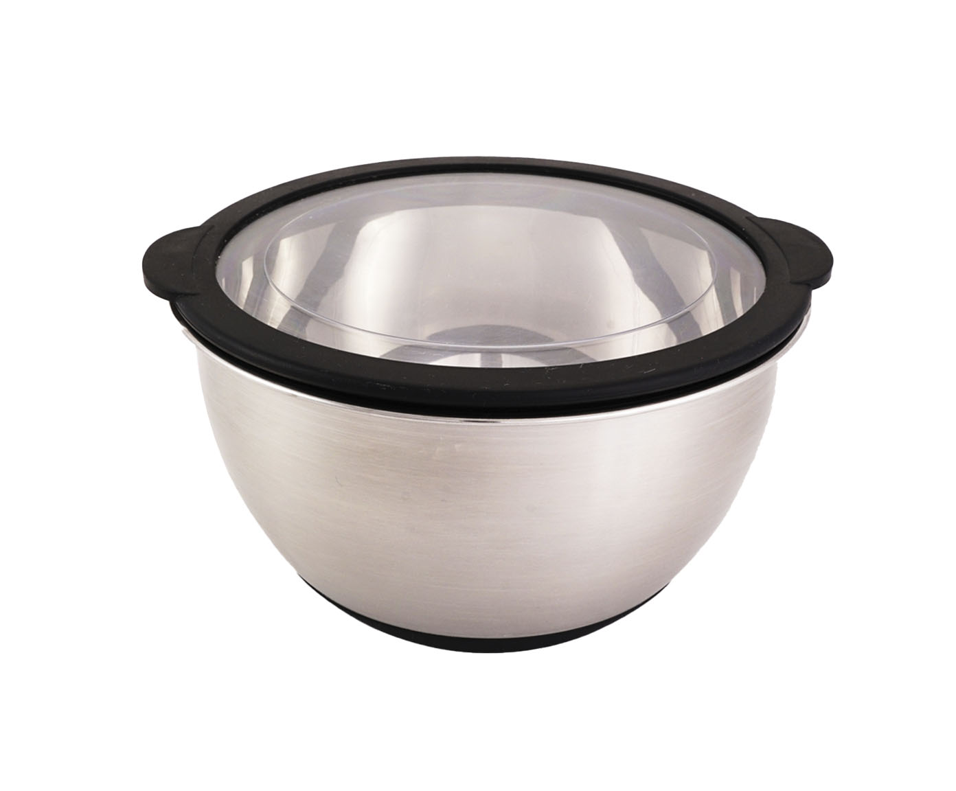 Tigela Mistura em A&ccedil;o Inox com Tampa Prateado - image 0