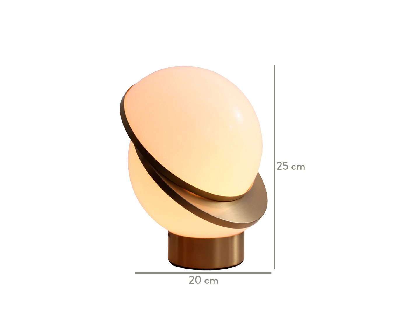 Abajur Earline Dourado - Bivolt image number 3