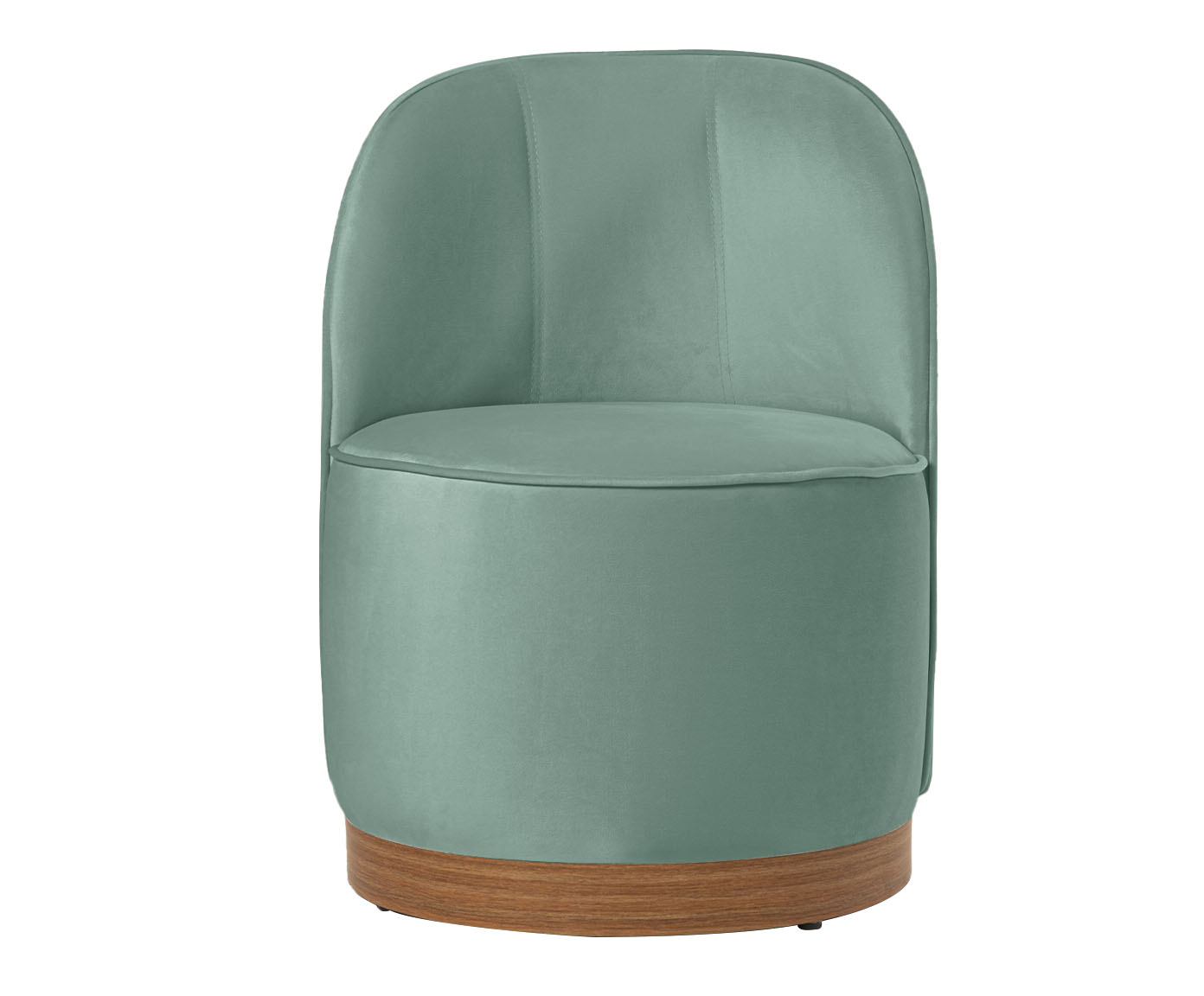 Poltrona em Veludo Harlow Verde Menta image number 2