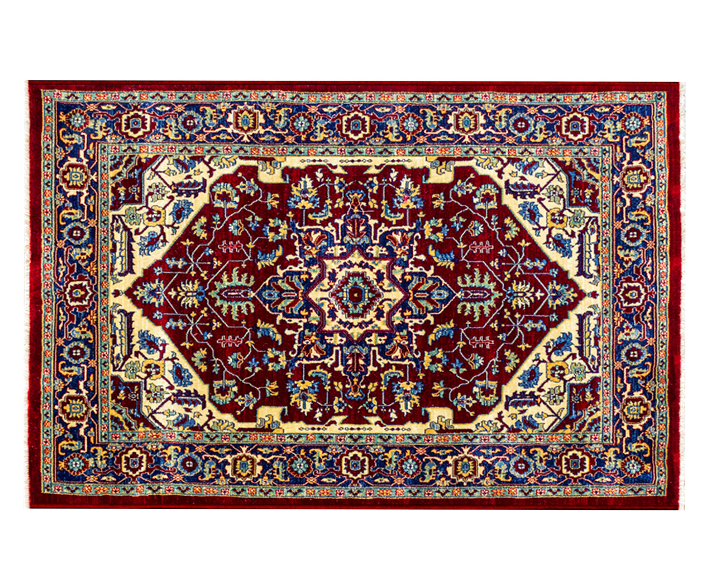 Tapete Kasakh Red Navy image number 1
