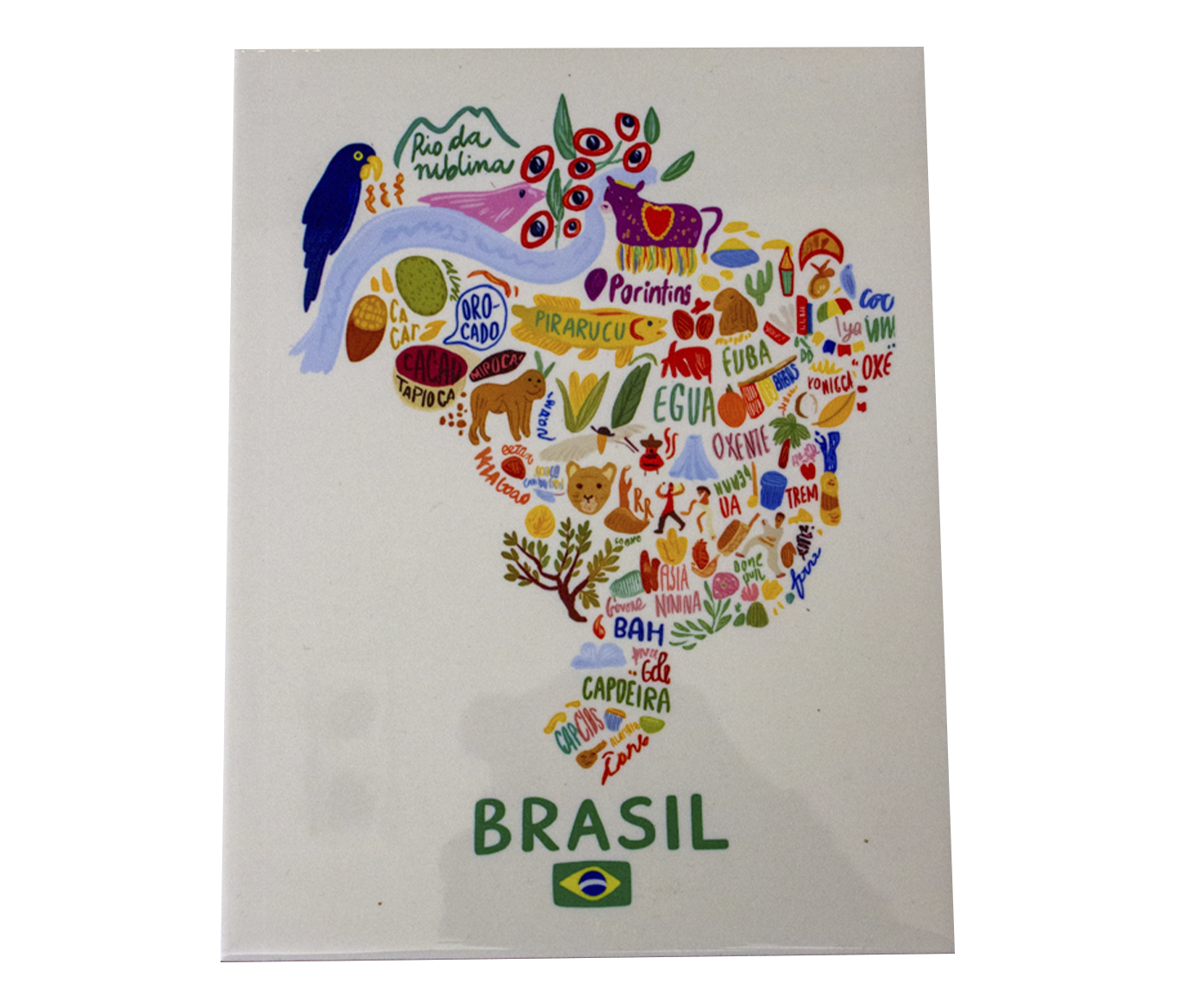 Azulejo Decorativo "Mapa do Brasil" image number 0