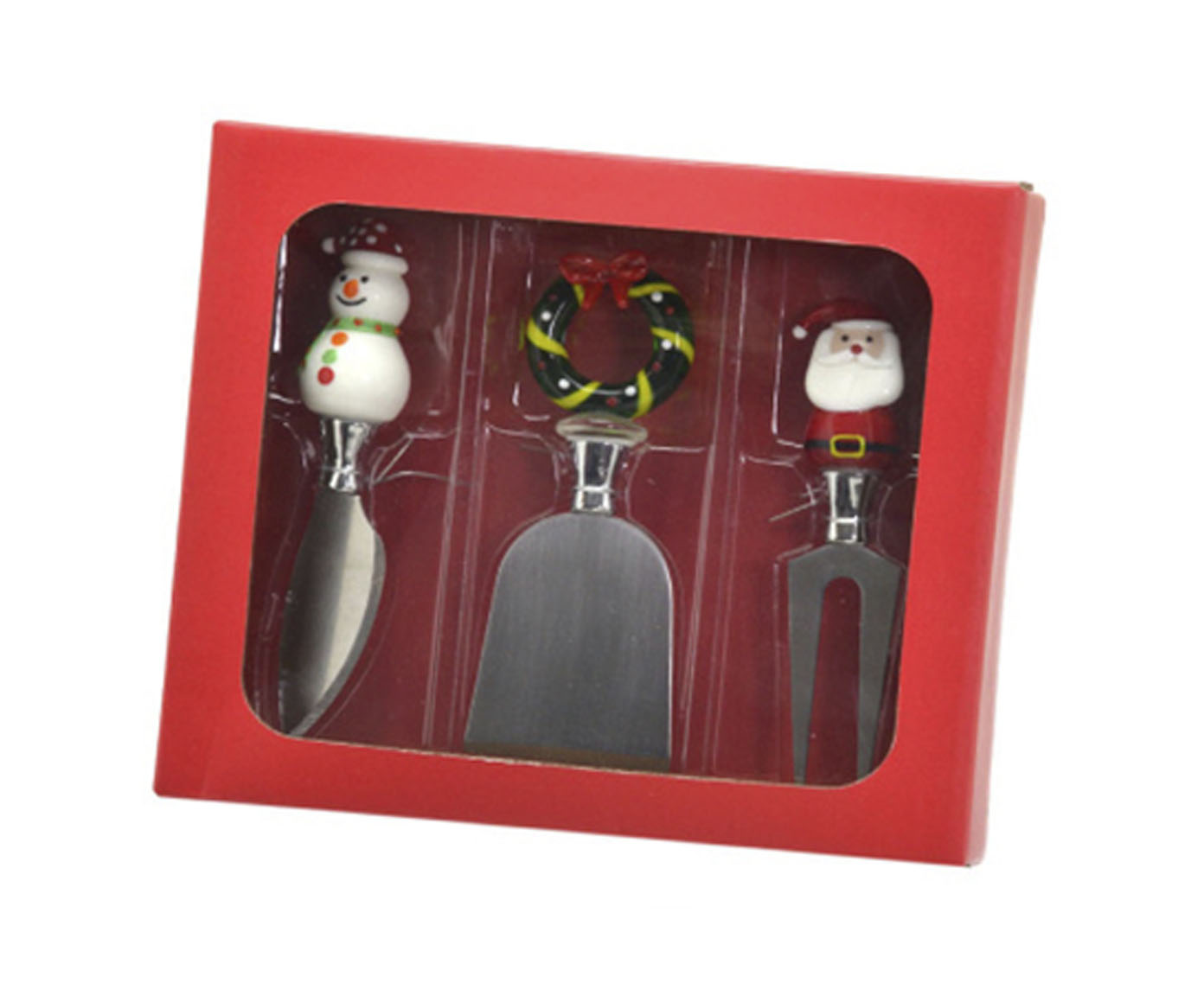 Trio de Talheres para Queijo Guirlanda - image 1