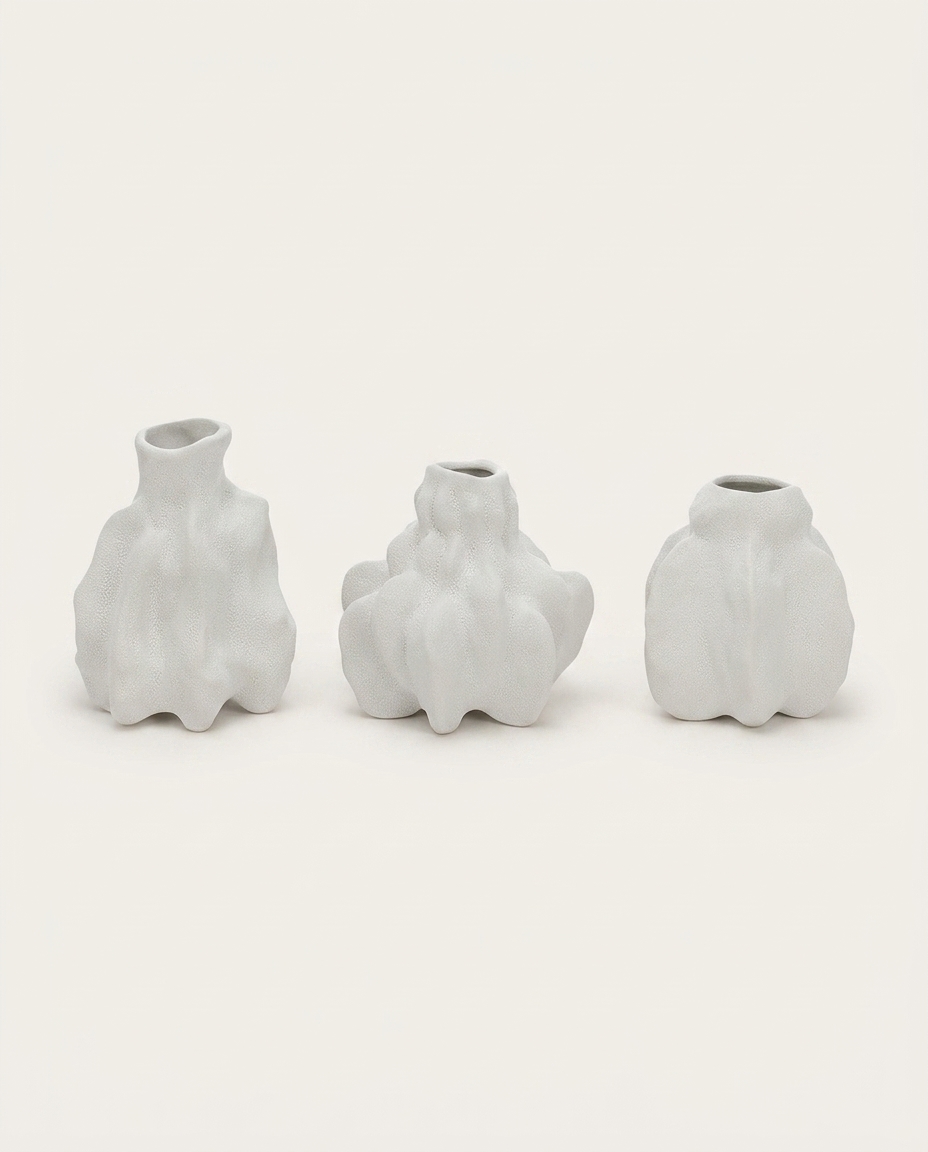 Jogo de Vasos Ajuricaba Off White - image 1