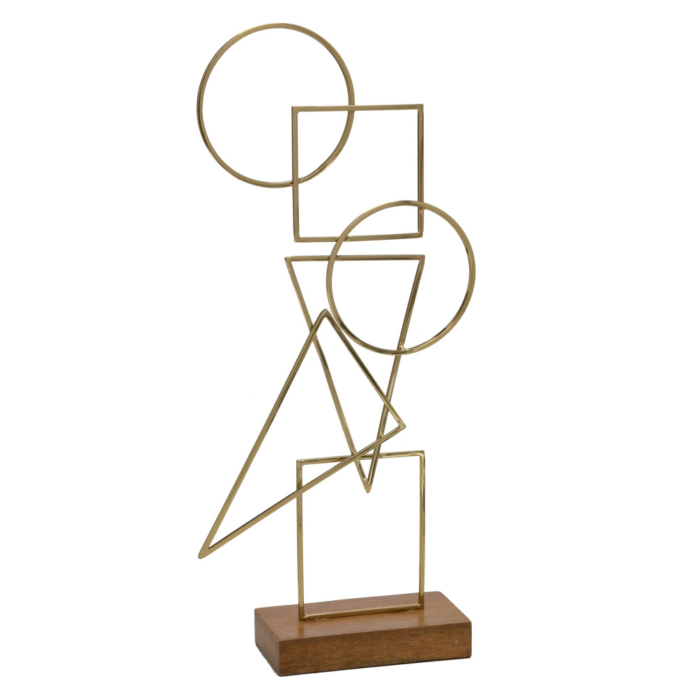 Escultura Decorativa Dourado image number 0