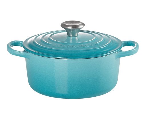 Panela Redonda Signature Azul Caribe - 20cm image number 1