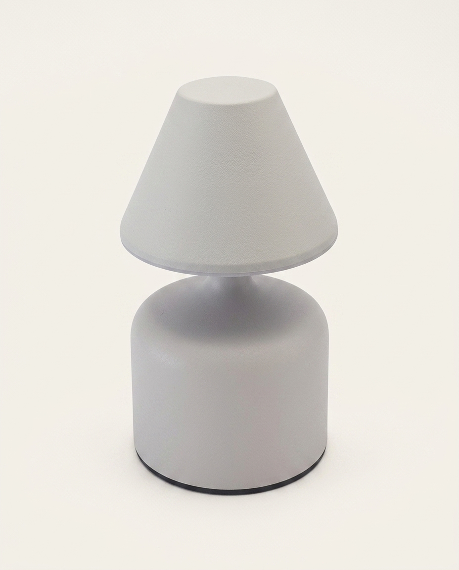 Abajur de Mesa LED Recarreg&aacute;vel Branco - image 0