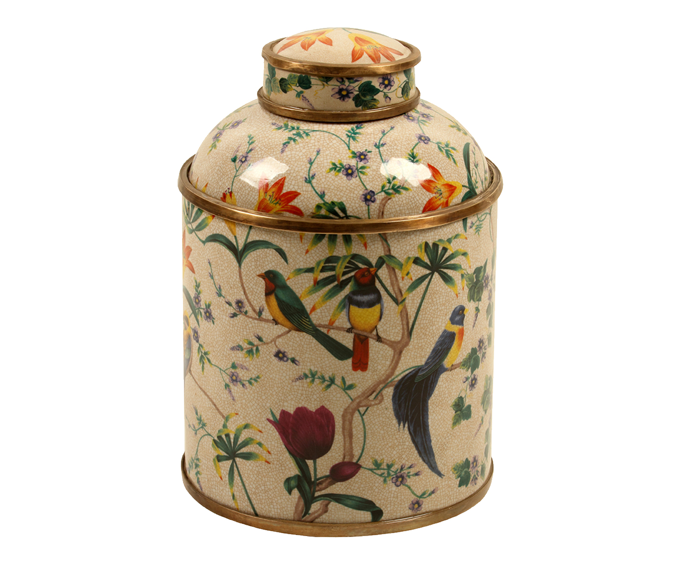 Vaso em Porcelana com Bronze image number 0