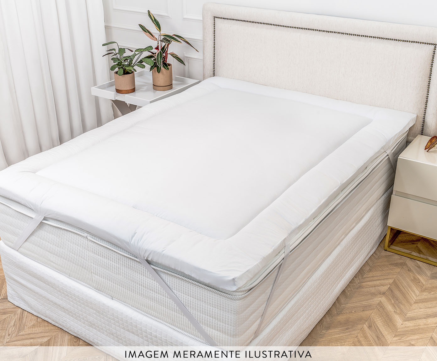 Pillow Top Branco 200 Fios image number 5