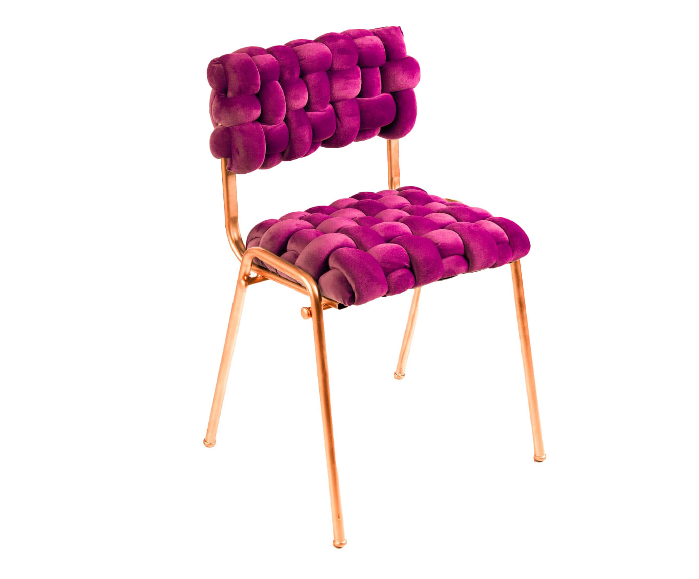 Cadeira em Veludo Nivus Pink - image 0