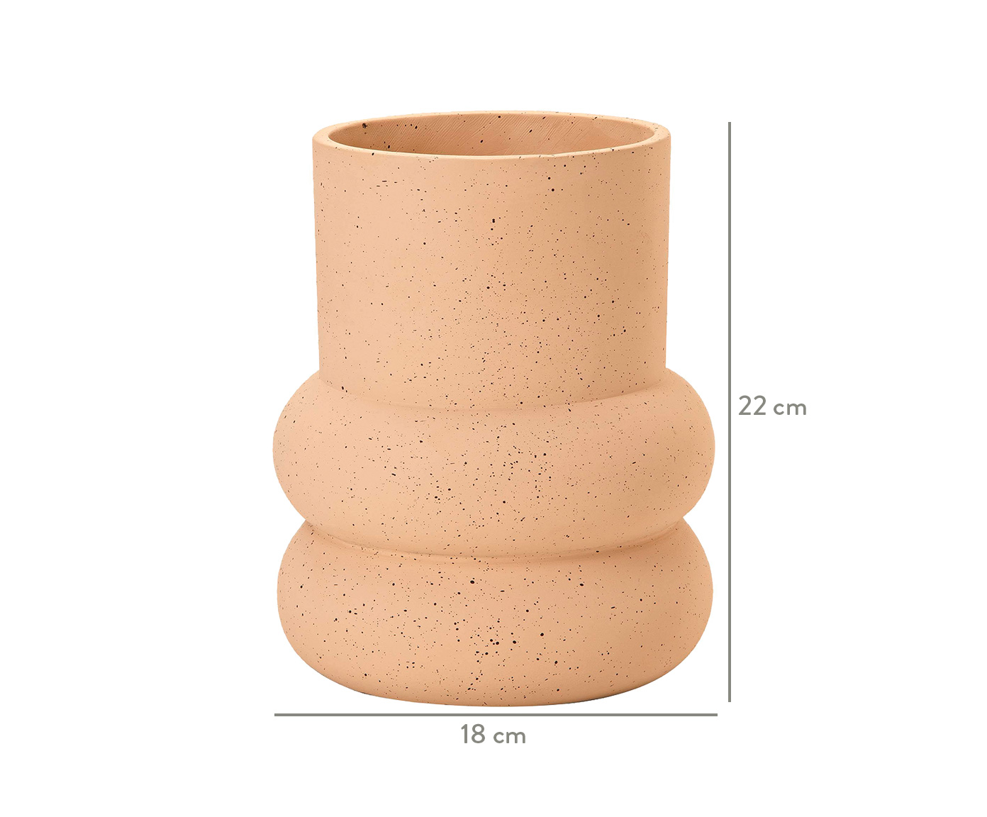 Cachepot em Cimento Olivier - Bege image number 2