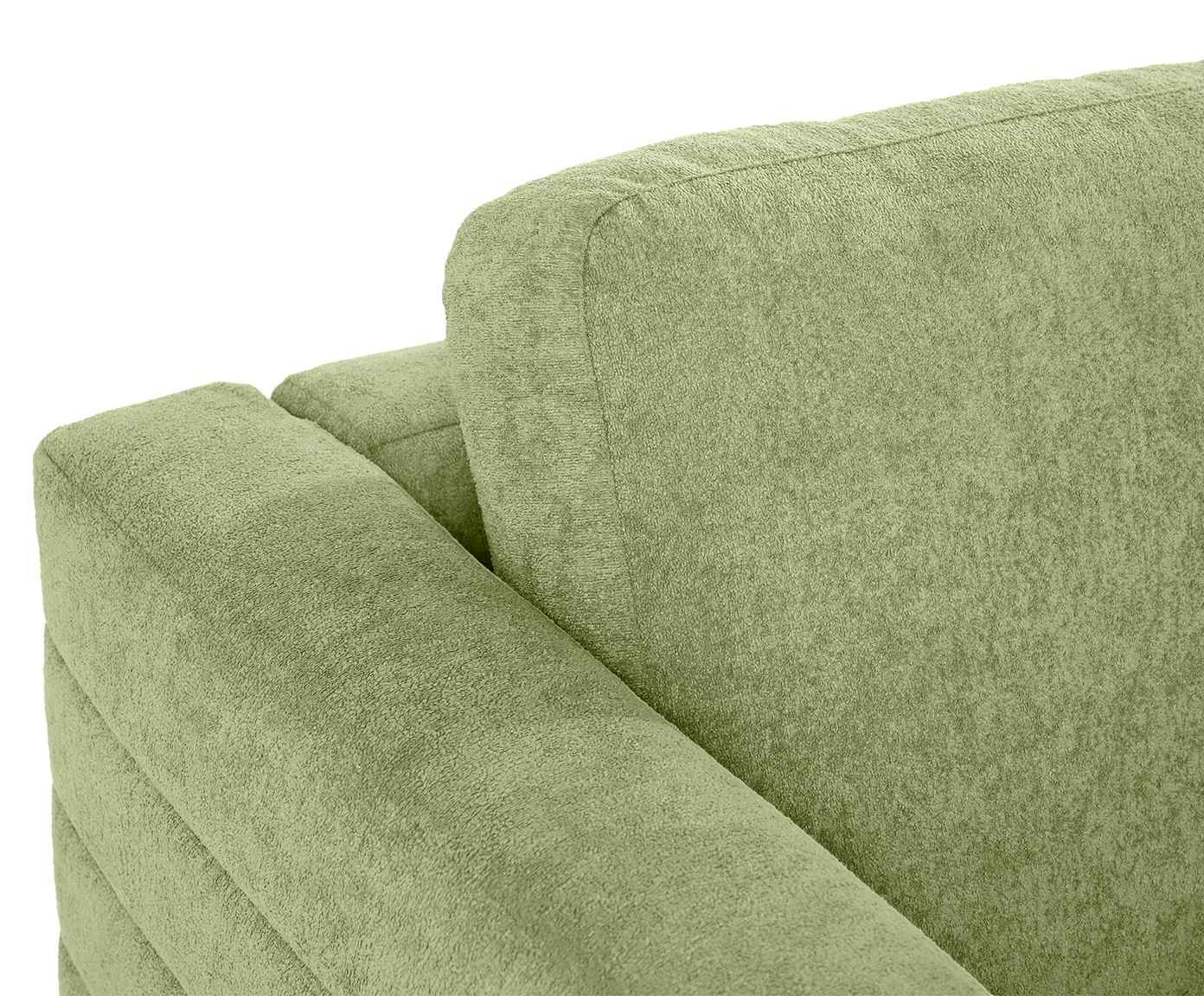 Poltrona Gom em Boucle aveludado image number 4