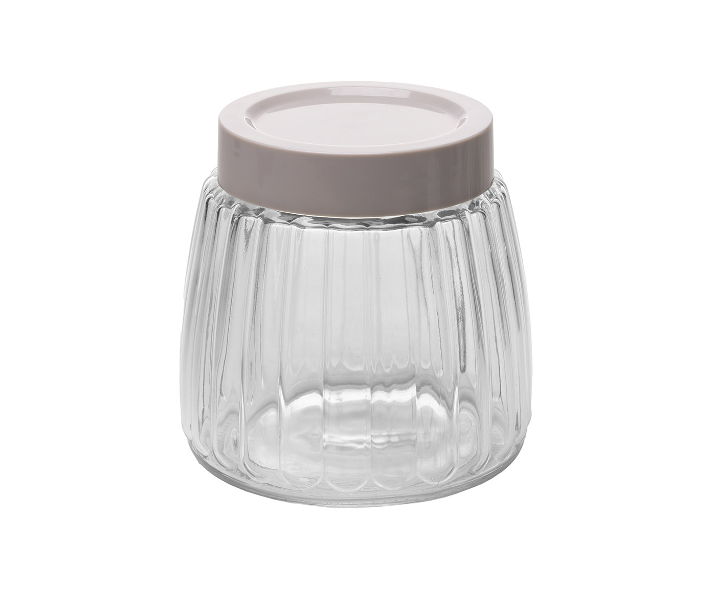Pote com Tampa Taupe - 790ml - image 0