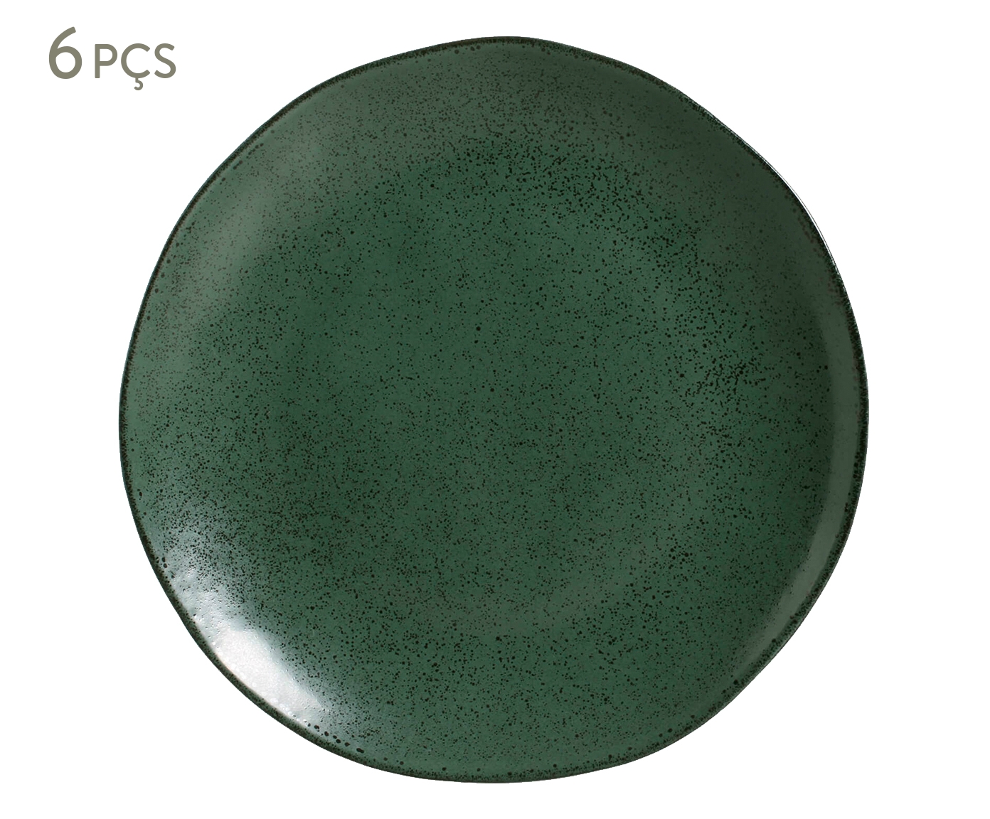 Jogo de Pratos Raso Org&acirc;nico Arauco Verde - image 0