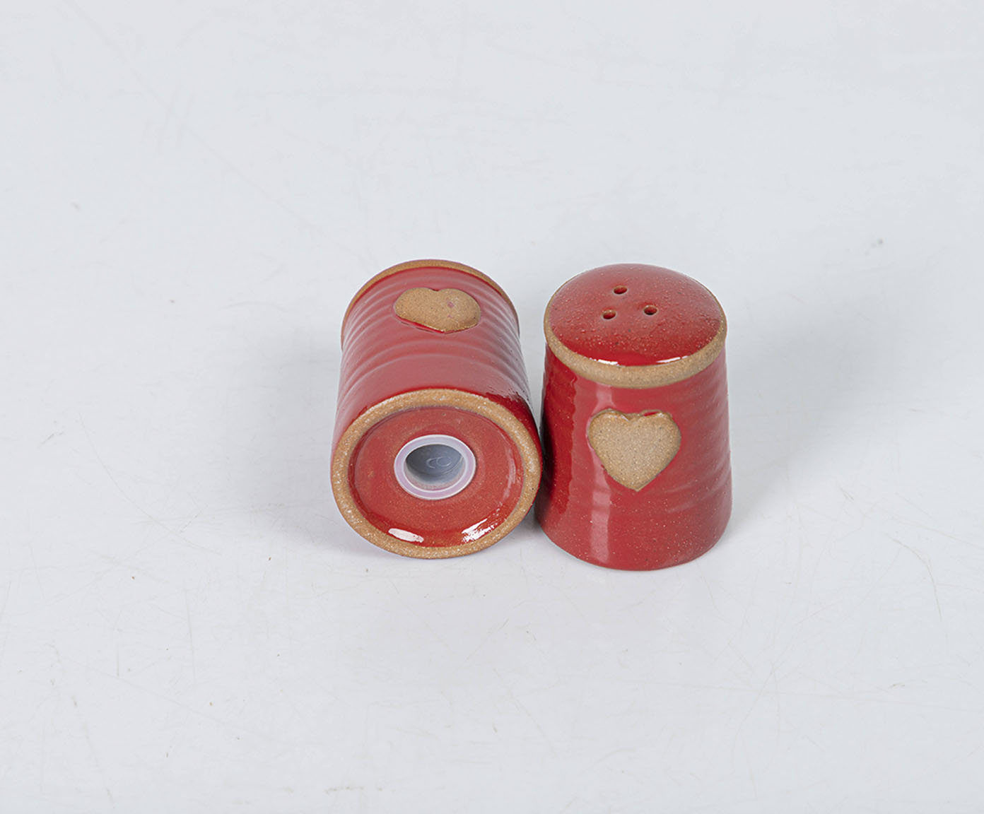 Saleiro e Pimenteiro em Porcelana Lala Vermelho image number 2