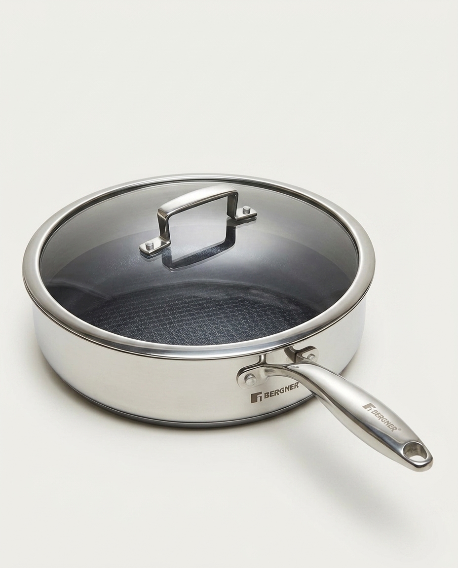 Frigideira em A&ccedil;o Inox Begner - image 1
