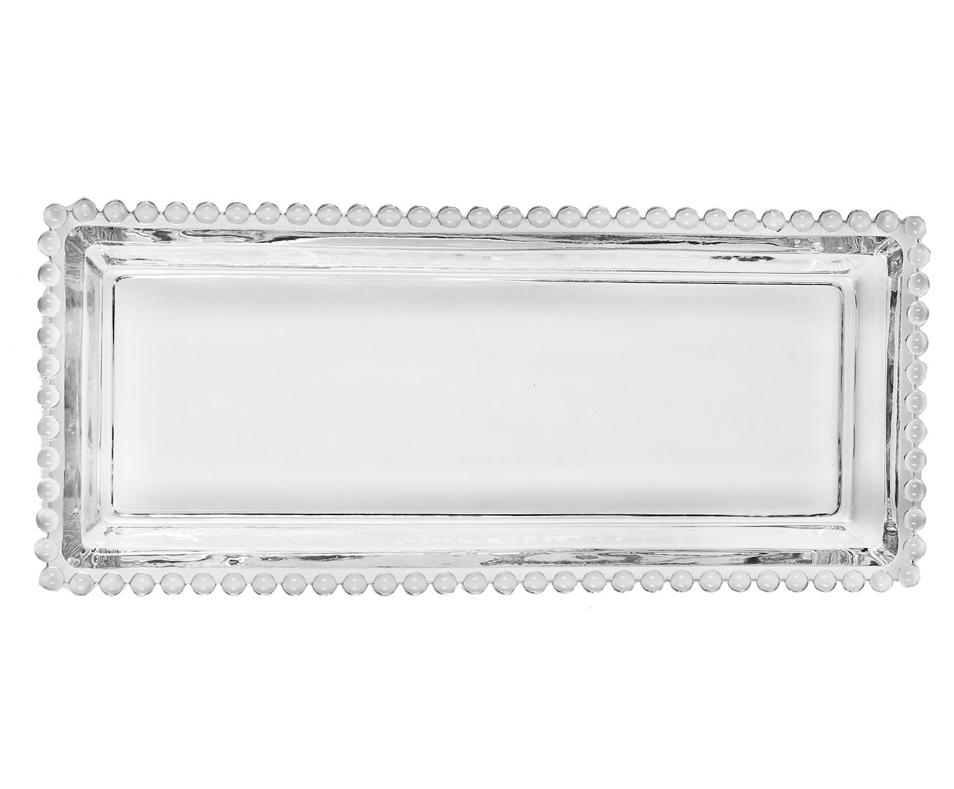 Travessa para Servir em Cristal Pearl - Transparente image number 3
