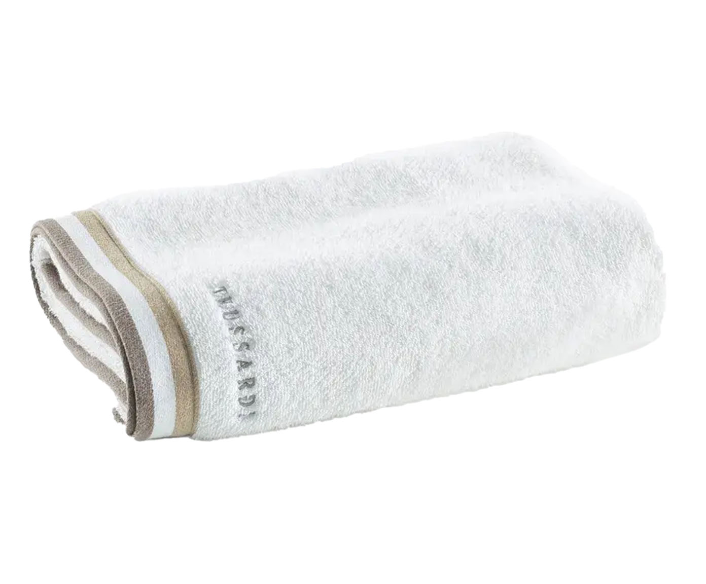 Toalha de Rosto Montello Branco e Bege 540G/M&sup2; image number 0