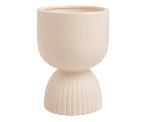 Vaso em Cer&acirc;mica Carin - Bege image number 0