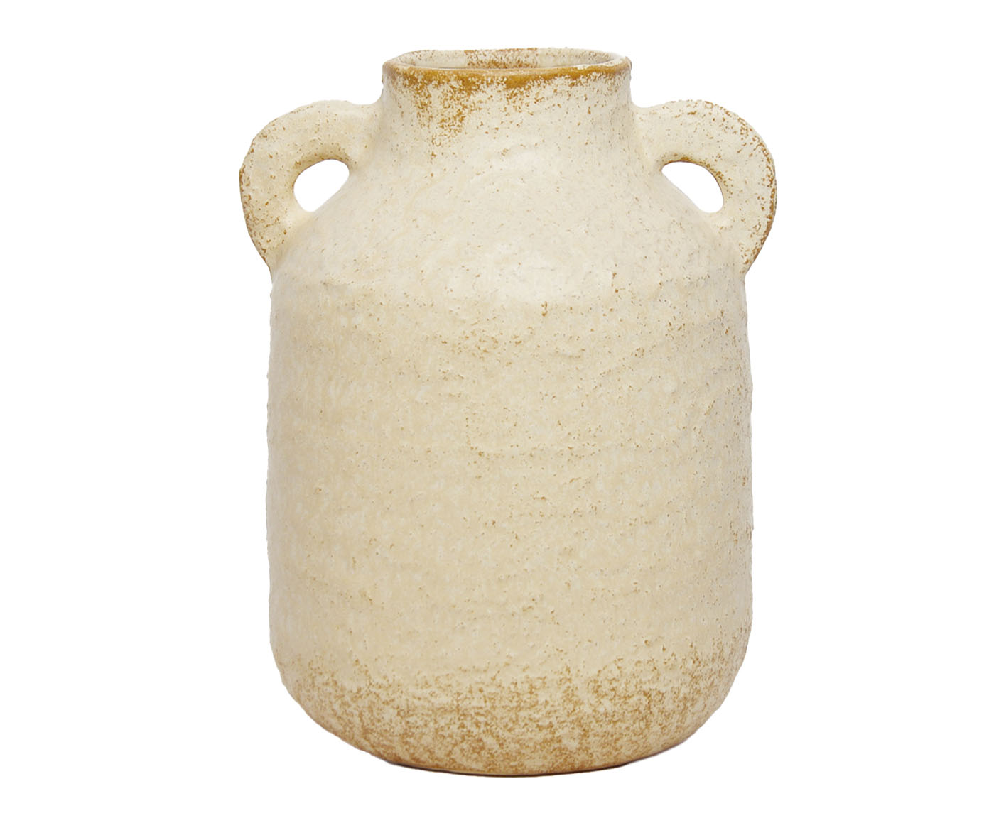 Vaso em Cer&acirc;mica Orelhas II Bege image number 0
