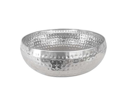 Centro De Mesa Martelado Silver image number 0
