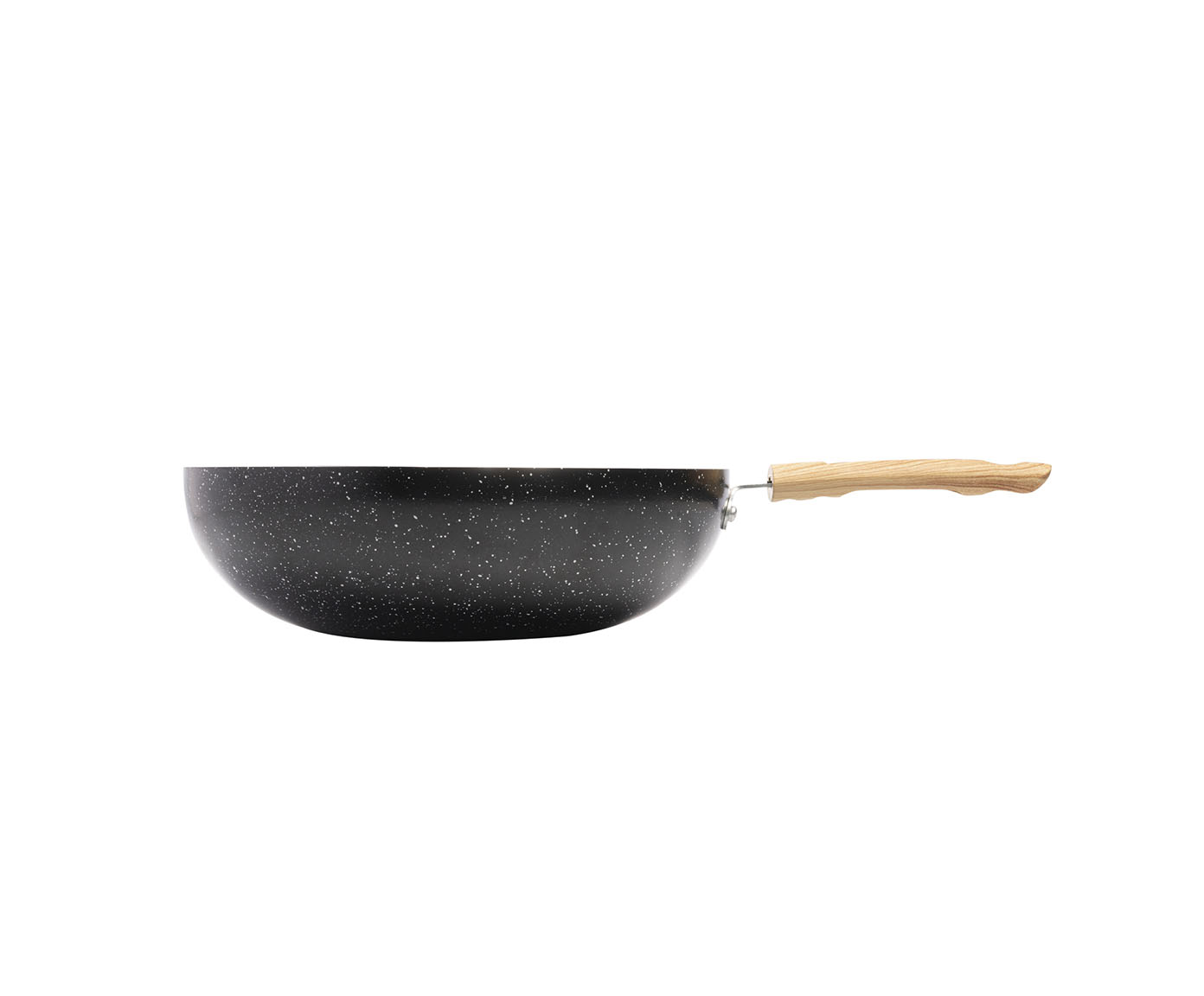 Frigideira Wok de Indu&ccedil;&atilde;o Granilite Preta - image 1