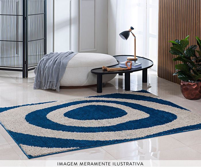Tapete Design Organic Azul image number 3