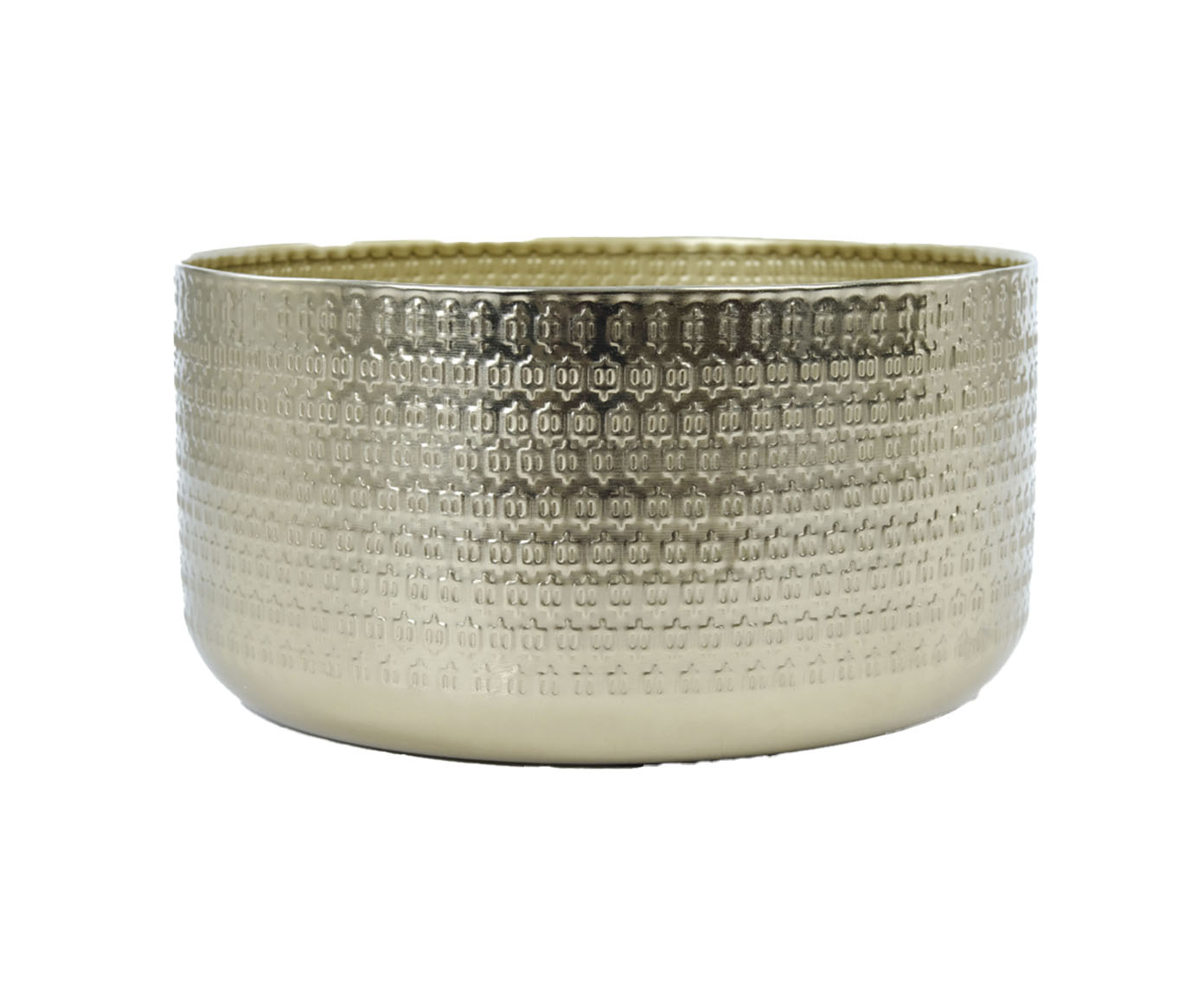 Cachepot Baixo Lat&atilde;o Dourado image number 0