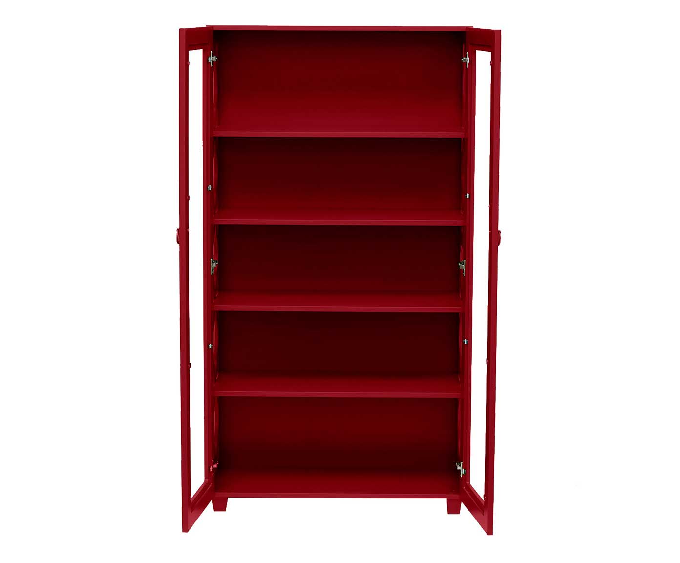 Cristaleira Portal Firebrick - Vermelho image number 4