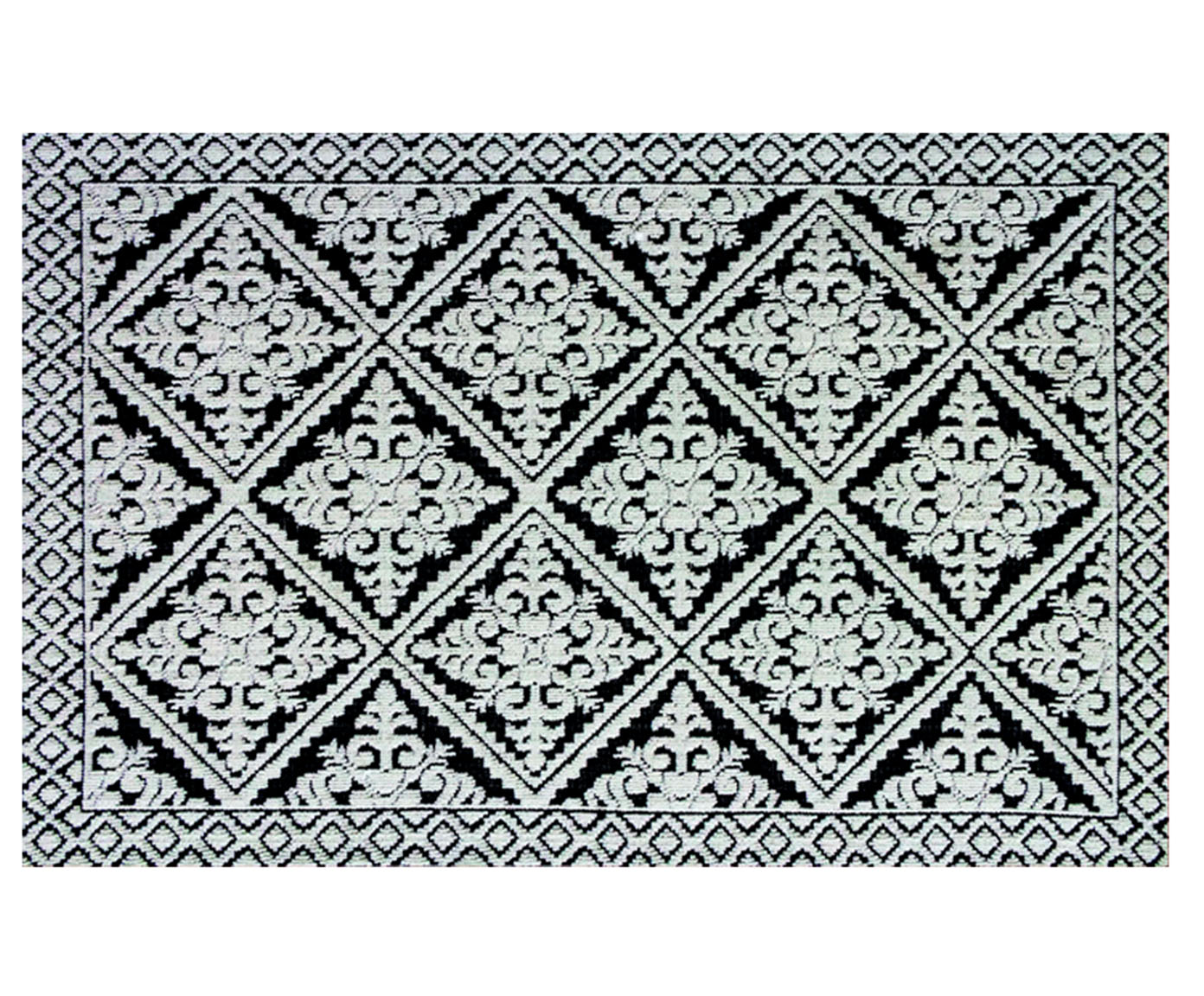 Tapete Oriental Strauss Mersin Preto - image 1