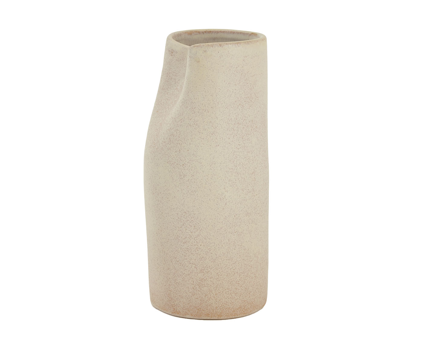 Vaso em Cer&acirc;mica Brusque II Bege image number 0