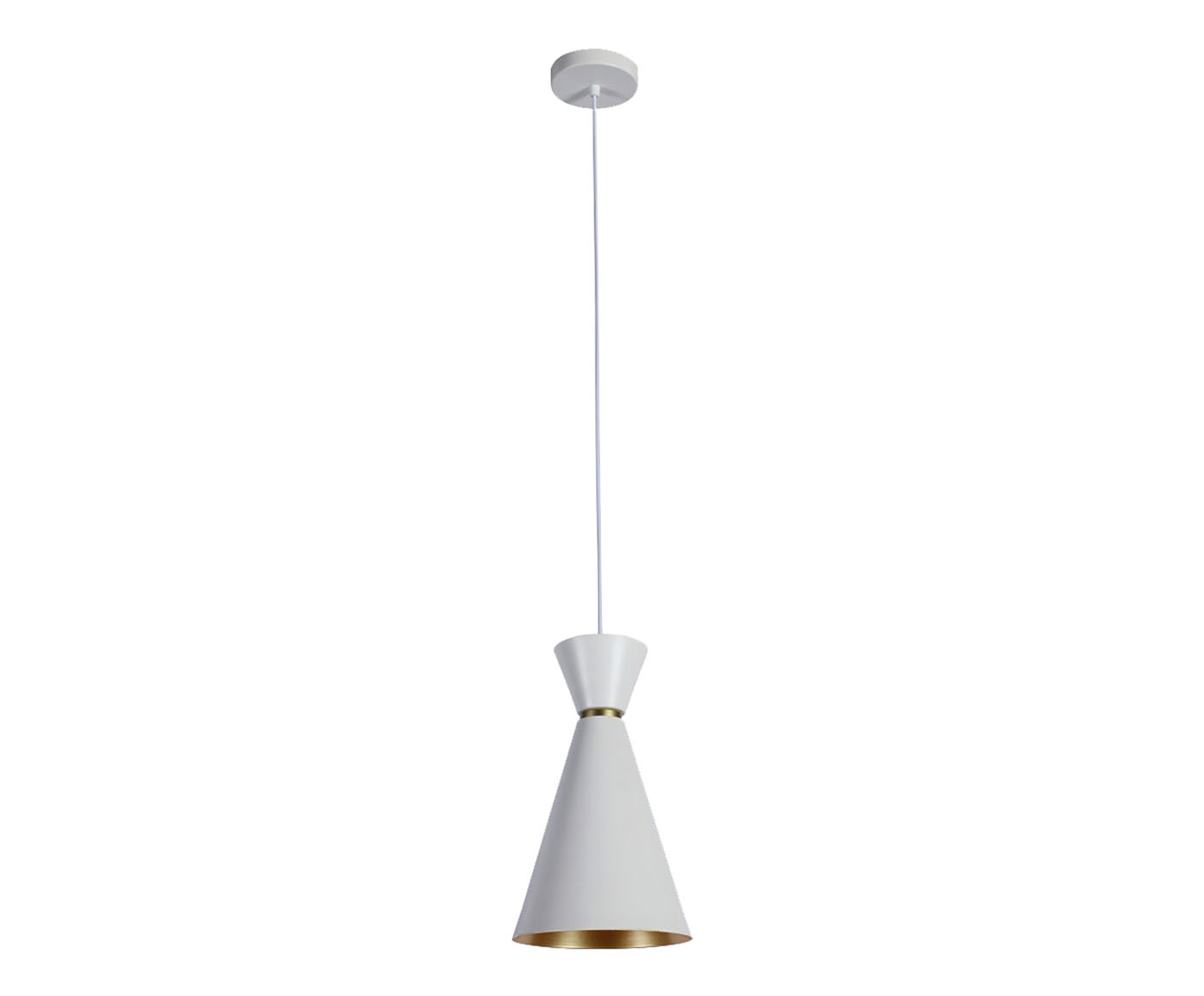 Pendente 40W Set Branco e Dourado Bivolt image number 0