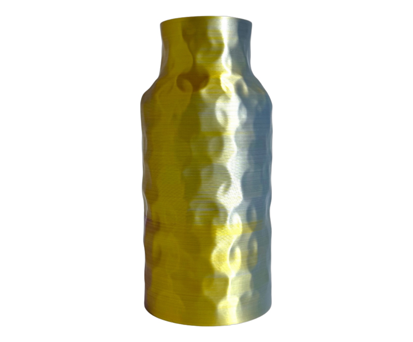 Vaso Industrial Chic Prata E Dourado - image 0
