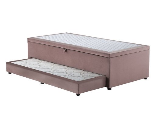 Cama Box Ba&uacute; 3 em 1 - Ros&ecirc; - image 1