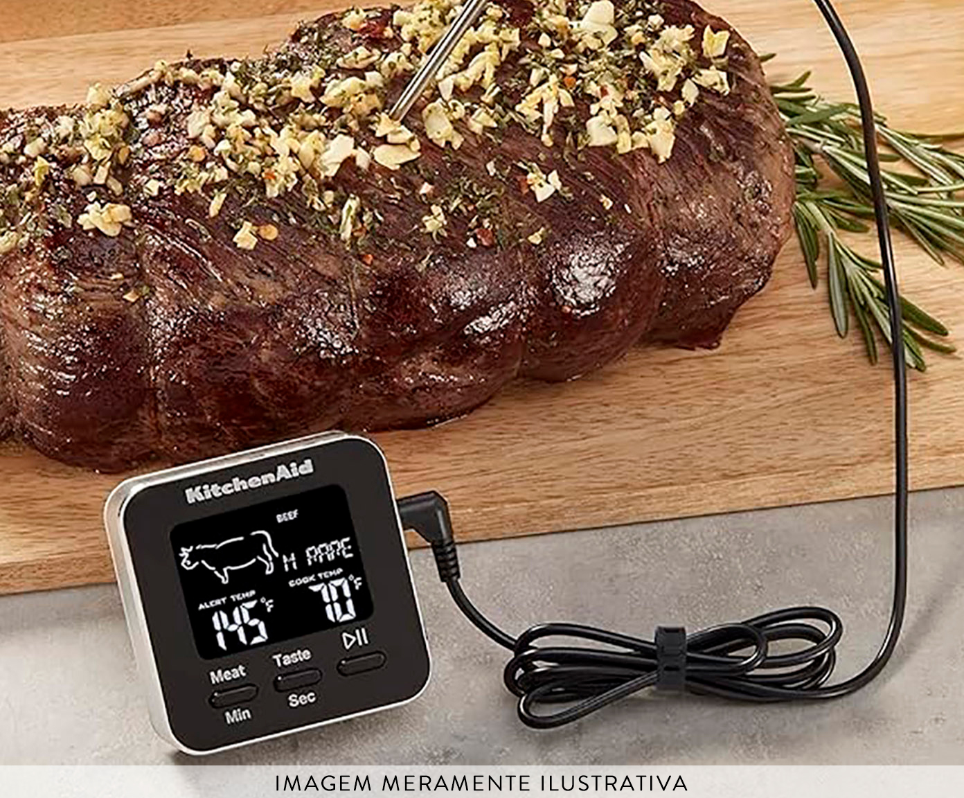 Term&ocirc;metro Sonda para Carne Gourmet Kitchenaid image number 2