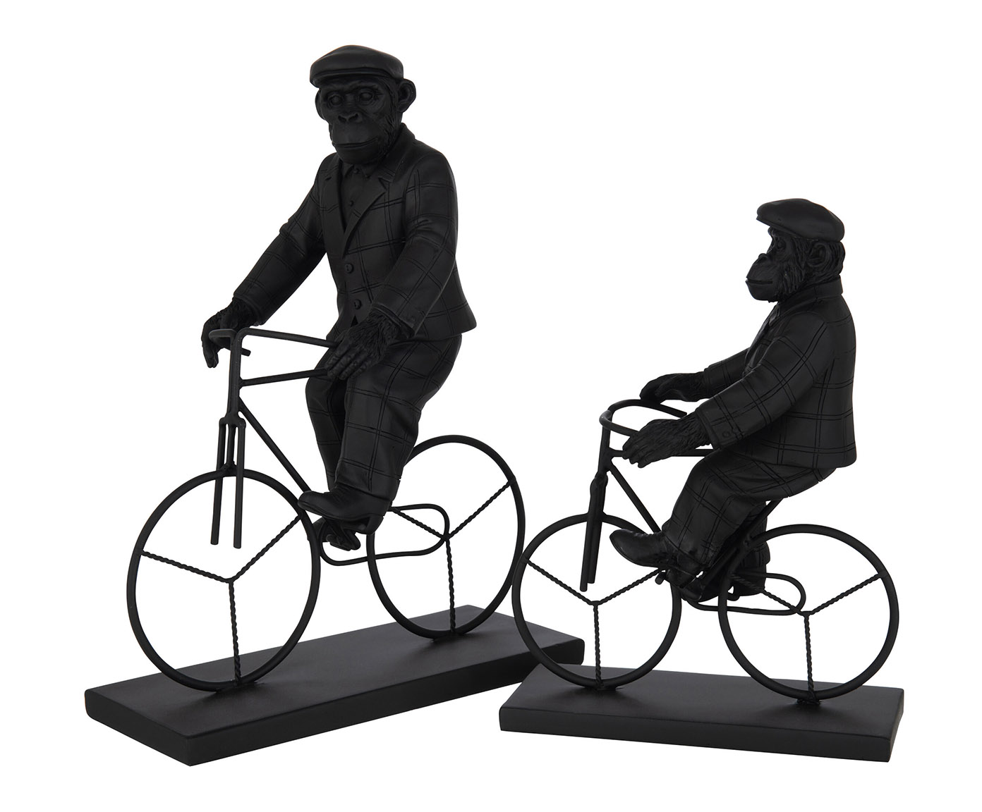 Escultura Macaco na Bicicleta - image 1
