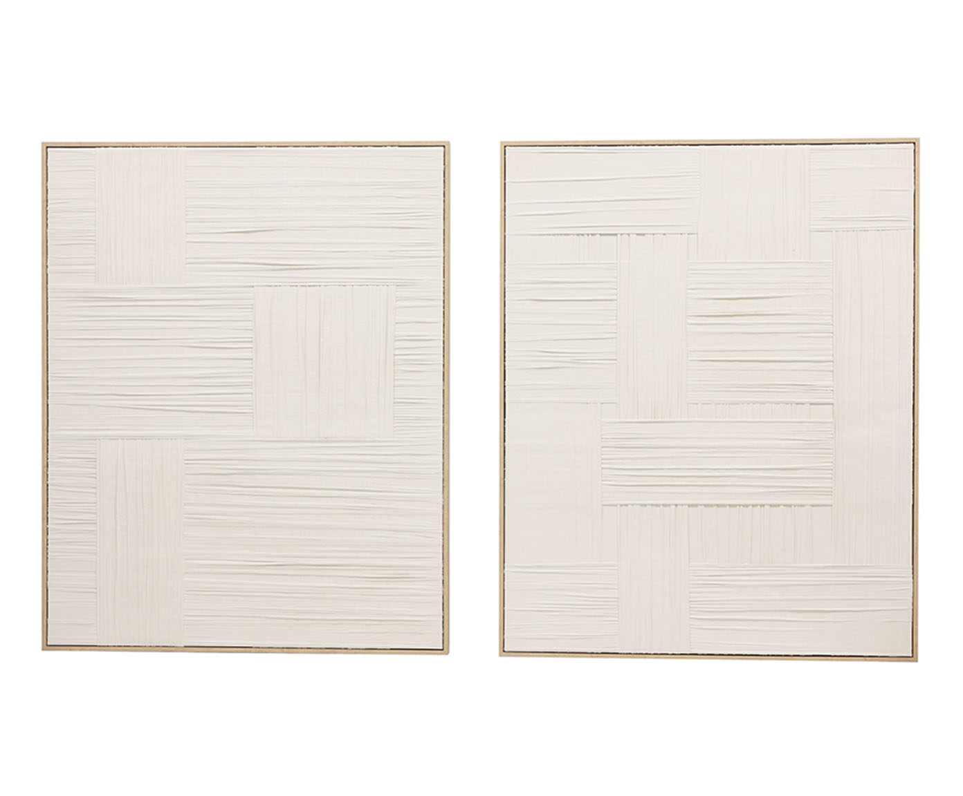 Jogo de Quadros Cob&eacute; Off White image number 0