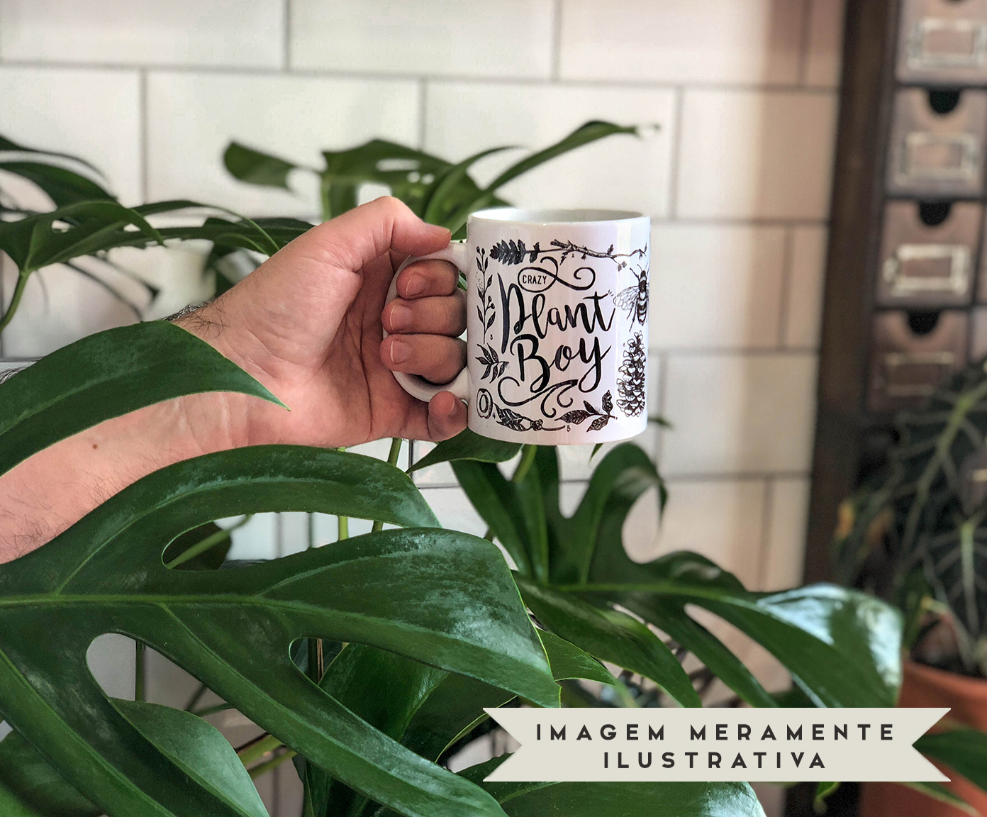 Caneca Crazy Plant Boy image number 3