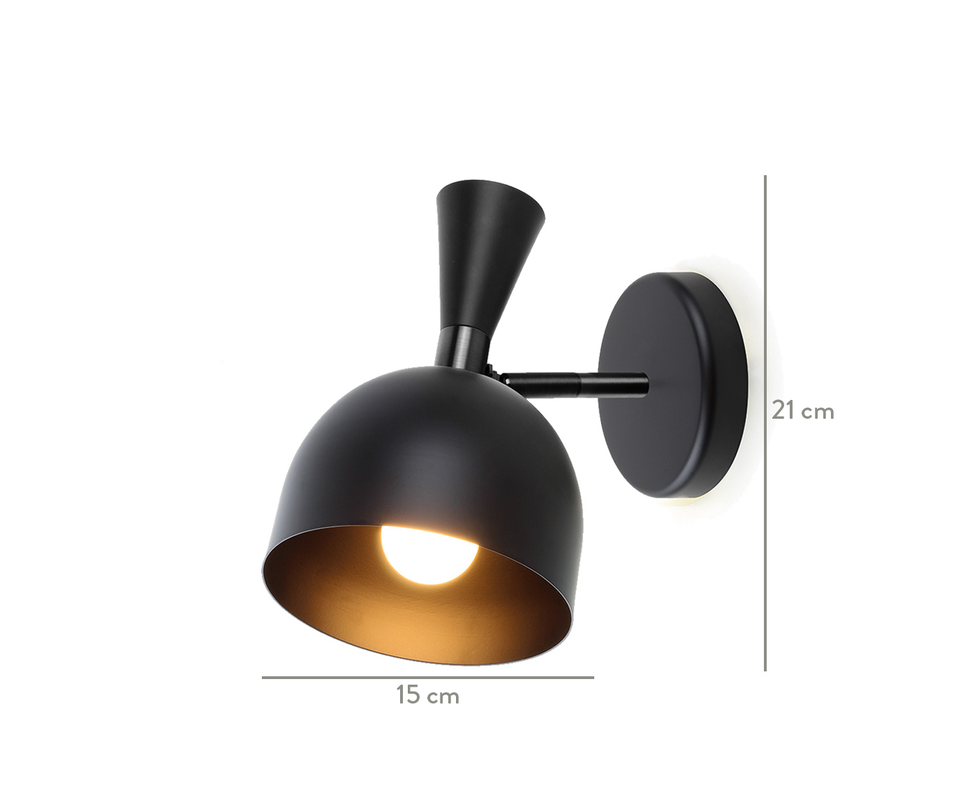 Arandela Catherine Preto - Bivolt image number 2