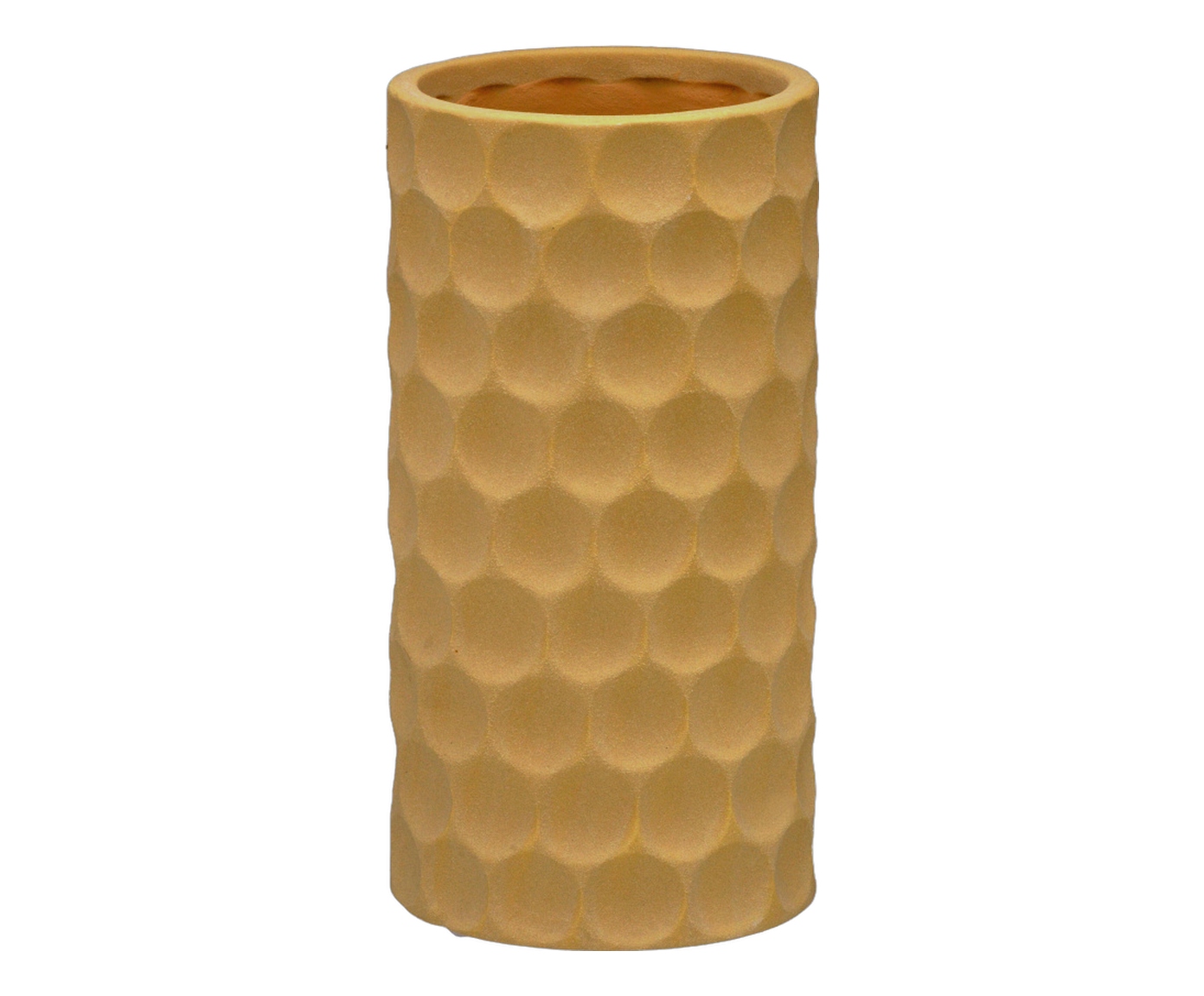 Vaso Decorativo Zorvia Ocre - image 0