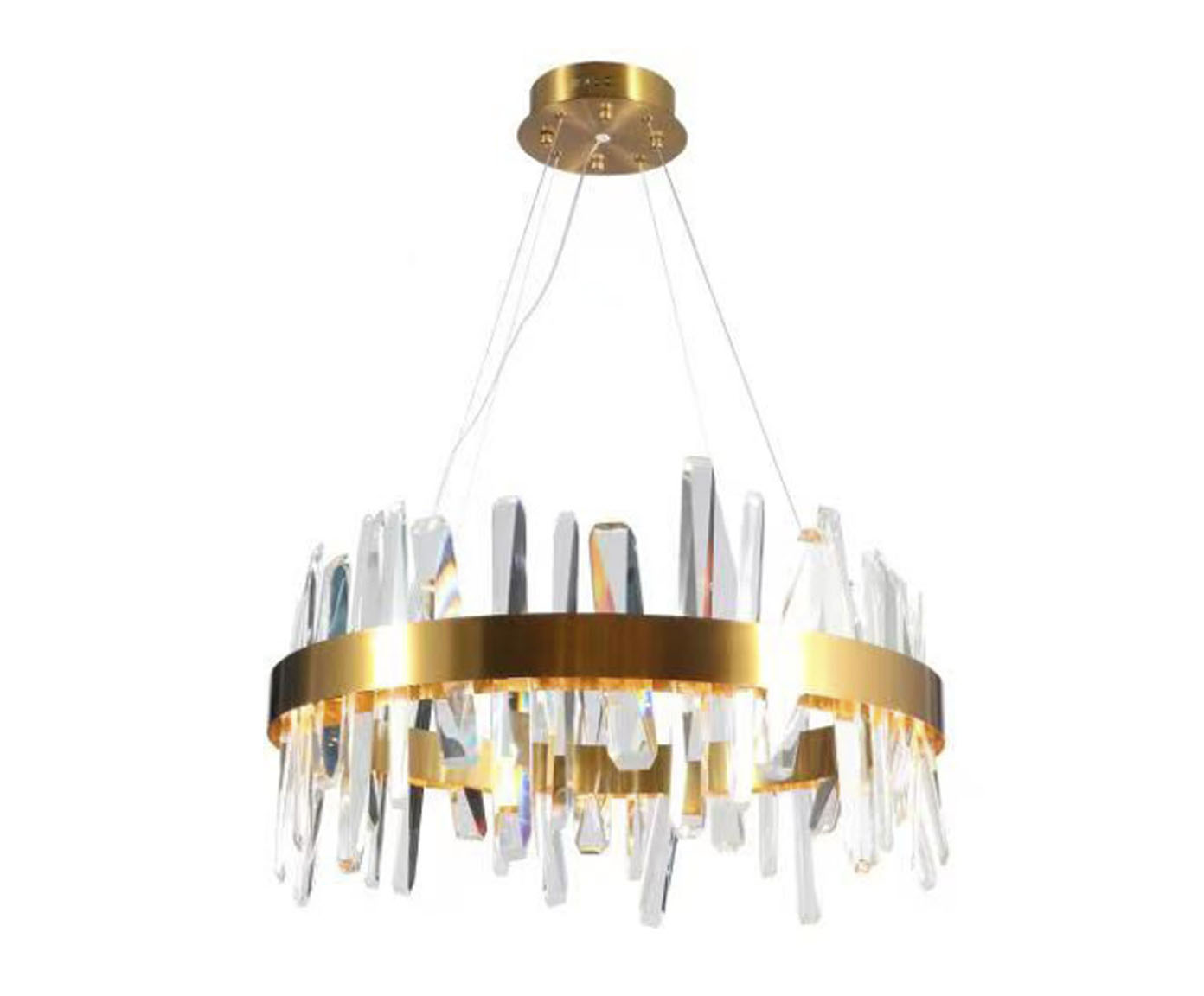 Pendente Kryp Led Dourado Bivolt image number 0