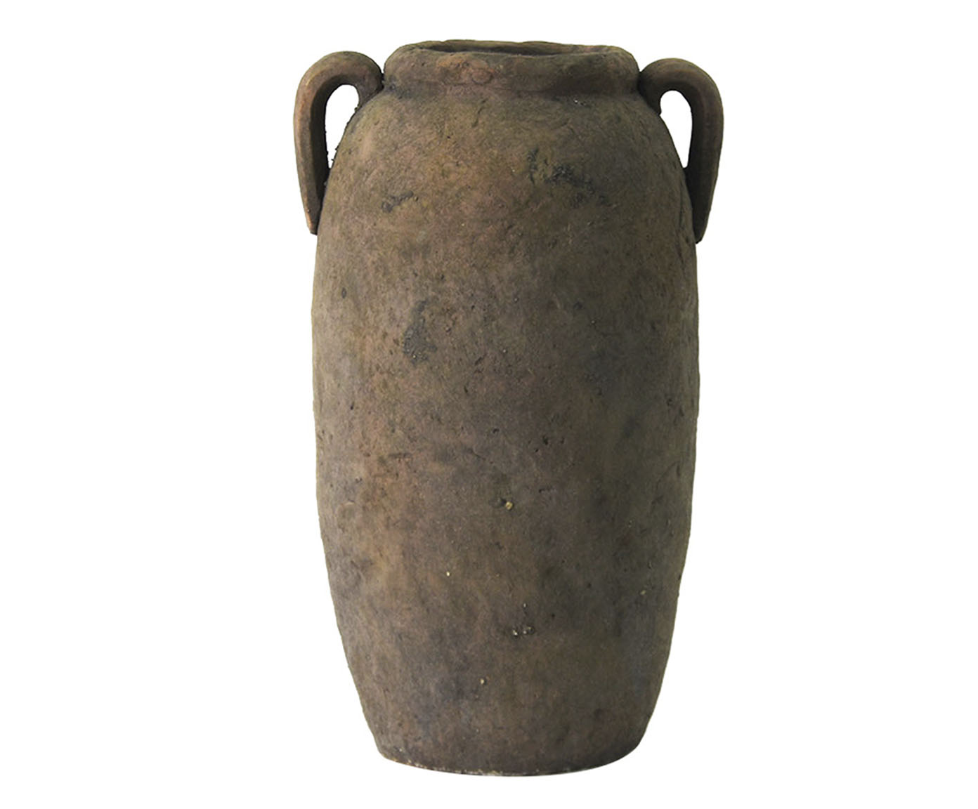 Vaso de Cer&acirc;mica com Superf&iacute;cie Irregular Marrom III image number 0