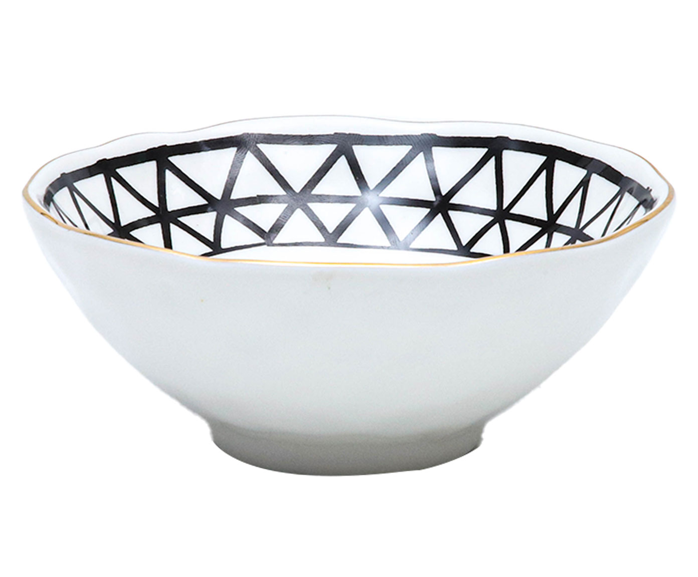 Bowl em Porcelana Sam - Branco e Preto image number 1