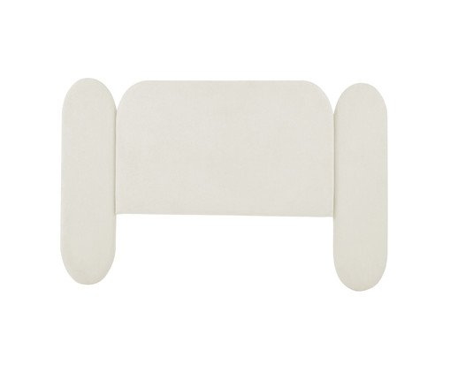 Cabeceira em Boucle Aveludado Arco Embrace OffWhite image number 7