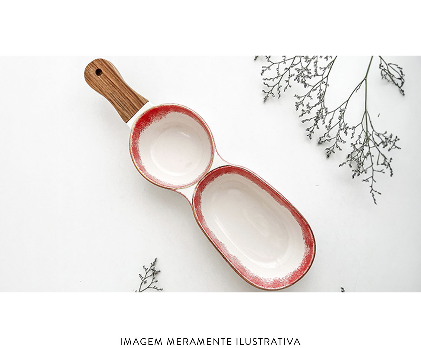 Enfeite com Cabo Dual Vermelho II image number 2