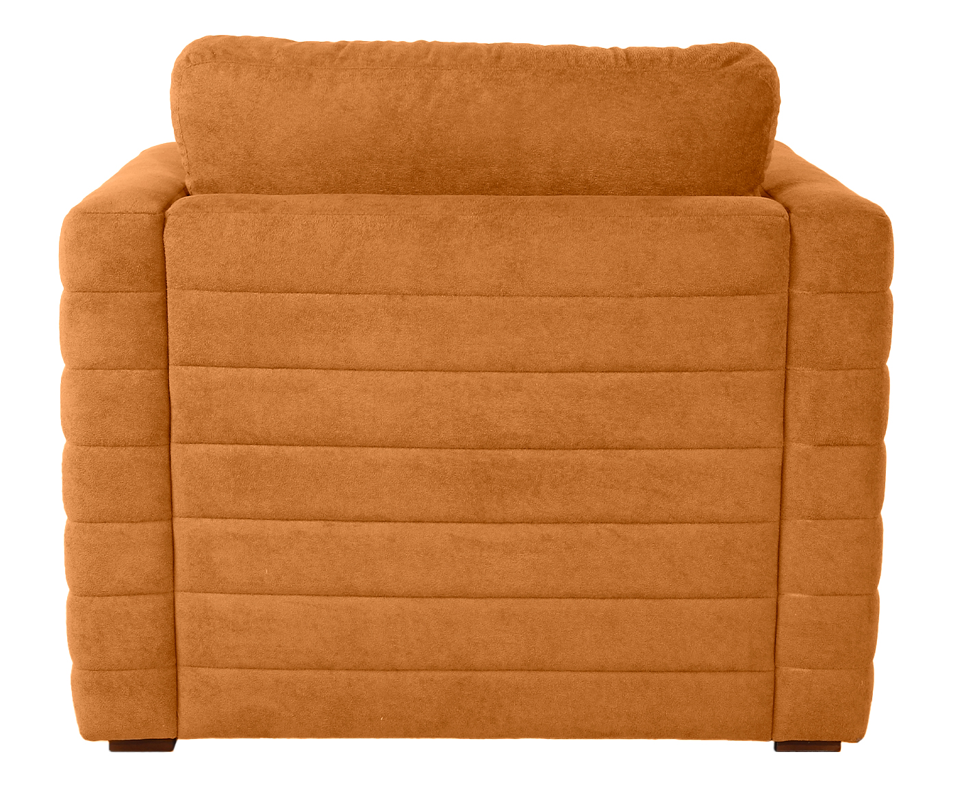 Poltrona Gom em Boucle aveludado - Terracota image number 3
