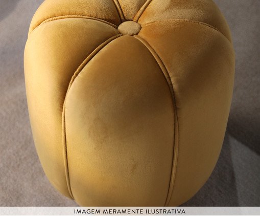 Puff Luna com Base Dourada em image number 5