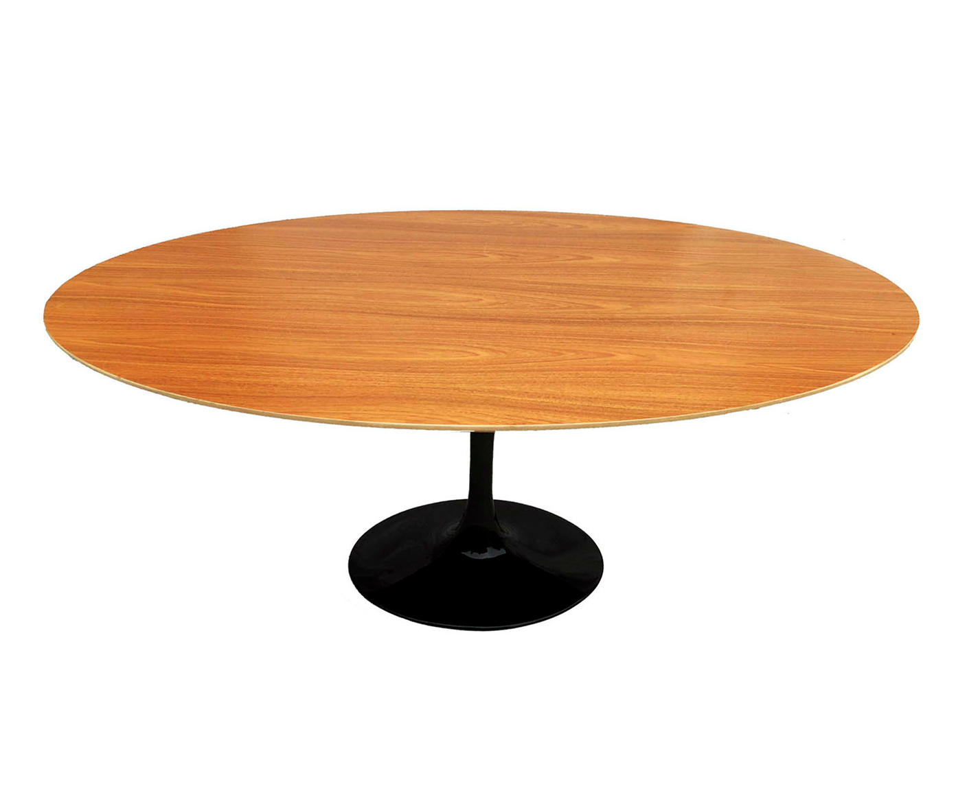 Mesa Saarinen Oval Freij&oacute; Base Preta image number 2