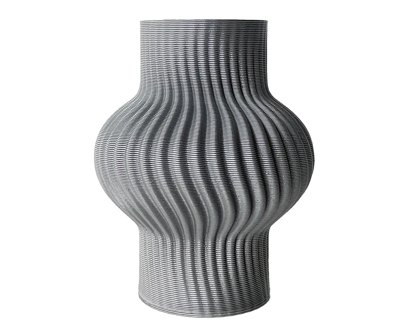 Mini Vaso Onda 1 Cinza image number 0